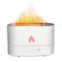 Зволожувач - ароматизатор повітря Aroma Flame з LED підсвіткою та функцією імітації вогню 250мл, White