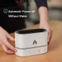 Зволожувач - ароматизатор повітря Aroma Flame з LED підсвіткою та функцією імітації вогню 250мл, White