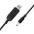 Кабель USB - DC-5.5*2.5мм 9V 1 м, Black