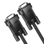 Кабель HOCO US11 VGA to VGA Male to Male HD data cable 2m, Black
