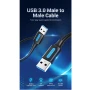 Кабель подовжувач Vention CONBD USB 3.0 Type-A Male to Type-A Male Cable 0.5m, Black