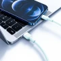 Data - кабель XO NB212 USB - Lightning 2.1A 1m, Blue