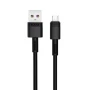 Data кабель с функцией супер быстрой зарядки XO NB-Q166 USB to MicroUSB 5A 1m, Black