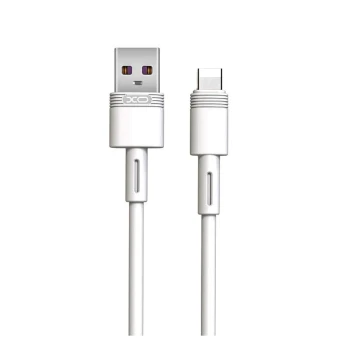 Data кабель с функцией супер быстрой зарядки XO NB-Q166 USB to Lightning 5A 1m, White