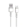 Data кабель с функцией супер быстрой зарядки XO NB-Q166 USB to Lightning 5A 1m, White