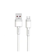 Data кабель с функцией супер быстрой зарядки XO NB-Q166 USB to MicroUSB 5A 1m, White