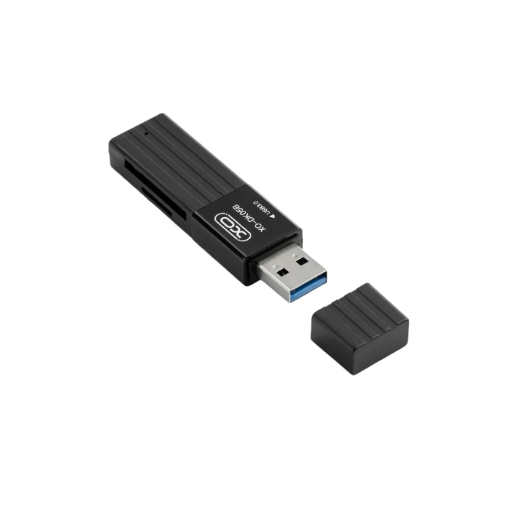 USB Кардридер XO DK05B (2 in 1 / USB 3.0), Black