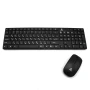 Безпровідна клавіатура та мишка Jeqang JW-8100, Black