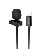 Мікрофон петличка Hoco L14 Lightning, 2m, Black