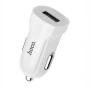 Автомобільний зарядний пристрій Hoco Z2 1.5A USB, White