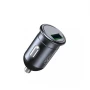 Автомобильное зарядное устройство для XO CC46 QC3.0 18W USB 3A cabel Micro-USB, Gray