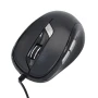 Проводная USB мышь Gembird MUS-6B-01 1600DPI, Black