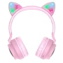 Безпровідна Bluetooth-гарнітура Hoco W27 Cat ear, Pink