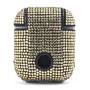 Чохол футляр Bling World Fashion для навушників Apple AirPods чорний