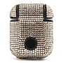 Чохол футляр Bling World Fashion для навушників Apple AirPods чорний