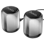 Портативні Bluetooth колонки Hoco BS56 з пультом керування та RGB підсвічуванням 10W, Black