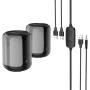 Портативні Bluetooth колонки Hoco BS56 з пультом керування та RGB підсвічуванням 10W, Black
