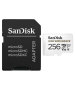Карта памяти microSDXC SanDisk High Endurance V30 256Gb (R100Mb/s) (Class 10) (UHS-1 U3) + Adapter SD