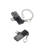 Перехідник AUDIO REMAX RL-LA09i Lightning - Lightning Power - Lightning Audio, Black