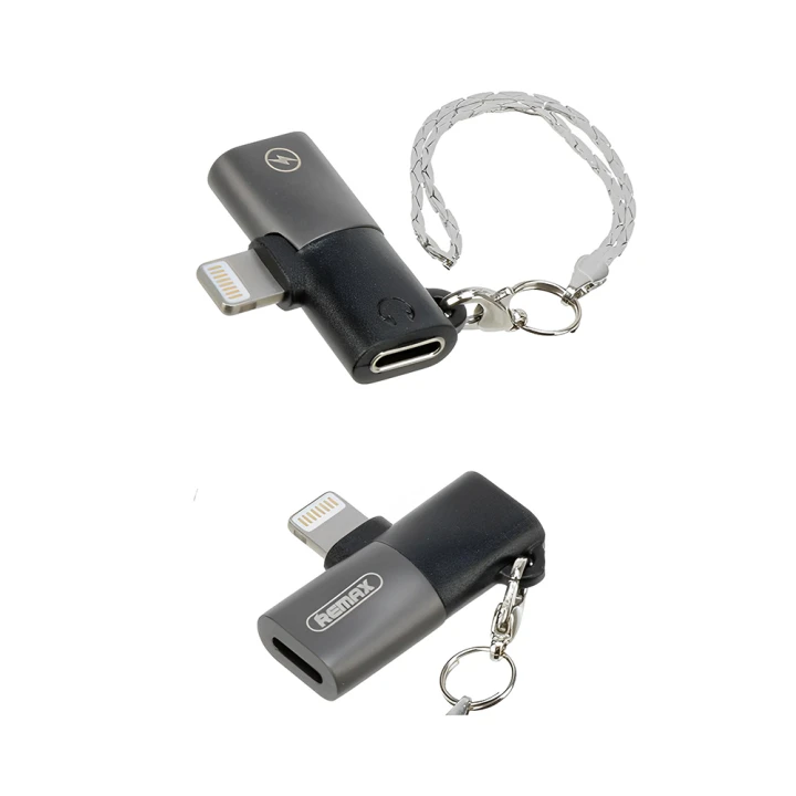 Перехідник AUDIO REMAX RL-LA09i Lightning - Lightning Power - Lightning Audio, Black
