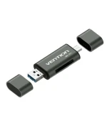 Картридер VENTION CCHH0 USB3.0 / Type-C / TF / SD, Grey