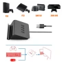 USB хаб з підсвіткою та підставкою для телефона 5 в 1, Black