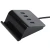 USB хаб з підсвіткою та підставкою для телефона 5 в 1, Black