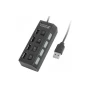USB HUB TOTO hi-speed 4 USB 2.0 с переключателями, разветвитель