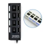 USB HUB TOTO hi-speed 4 USB 2.0 с переключателями, разветвитель