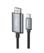 Видео кабель HOCO UA27 Type-C to HDMI 4K 2m, Gray Black