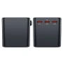 Мережевий зарядний пристрій Acefast Z1 PD75W GaN 3Type-C + 2USB 2300W EU / US / UK / AU, Black