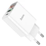 Сетевое зарядное устройство Hoco C100A QC3.0 PD20W 3A без кабеля, White