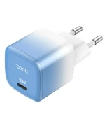 Сетевое зарядное устройство Hoco C101A QC3.0 PD20W 3A без кабеля, Blue