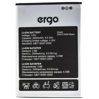 Аккумулятор для Ergo A556 Blaze (Original) 2500мAh