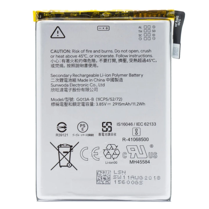Акумулятор G013A-B для Google Pixel 3 (Original) 2915mAh