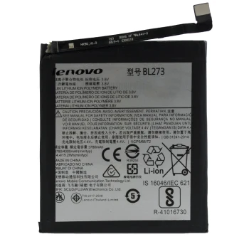 Aкумулятор BL273 для Lenovo K8 Plus 4000mAh