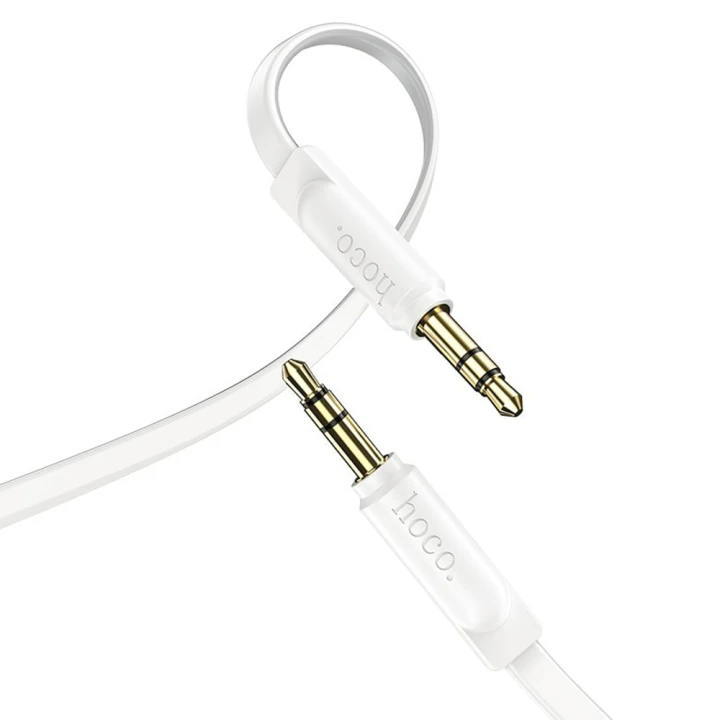 Кабель Hoco UPA16 Mini Jack 3.5 mm (AUX) 1м, White