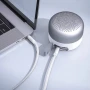 Кабель Hoco UPA16 Mini Jack 3.5 mm (AUX) 1м, White