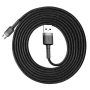Data-кабель Baseus Cafule CAMKLF-CG1 MicroUsb 2м, Black