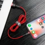 Data-кабель Baseus Cafule CALKLF-B09 Lightning 2.4A 1m, Red