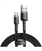 Data-кабель Baseus Cafule CATKLF CG1 USB / Type-C 2A 2м, Black