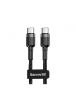 Data-кабель Baseus Cafule CATKLF-HG1 Type-C-Type-C 3A QC3.0 PD 2.0, 2m, Black