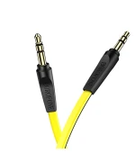 Кабель Borofone BL6 AUX (male) – AUX (male) 3.5mm 1m, Black-Yellow