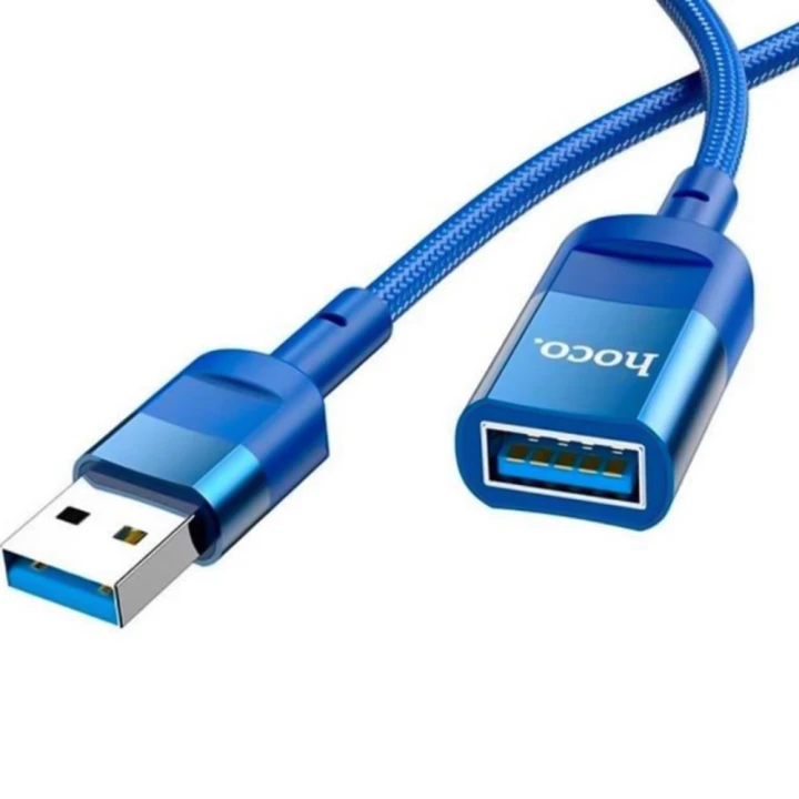 USB Подовжувач Hoco U107 USB - USB3.0 (1.2m), Blue