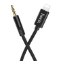 AUX кабель Hoco UPA13 lightning 1-м, Black