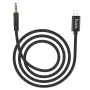 AUX кабель Hoco UPA13 lightning 1-м, Black