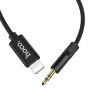 AUX кабель Hoco UPA13 lightning 1-м, Black