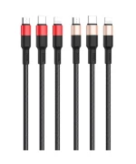 Data-кабель Hoco X26 Xpress 3-in-1 Lightning / Micro USB / Type-C, 2.0A, 1м