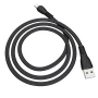 Data-кабель Hoco X40 Noah Lightning 2.4а 1м черный