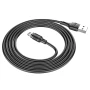 Data-кабель HOCO X52 Sereno magnetic lightning 2.4А 1-м., Black